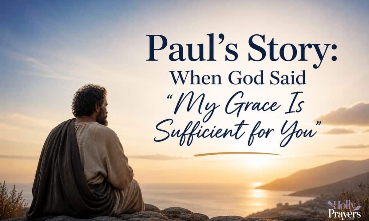 Paul's Story When God Said My Grace Is Sufficient for You