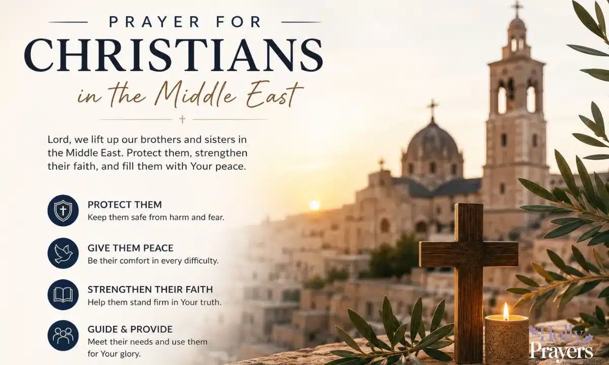 Prayer for Christians in the Middle East