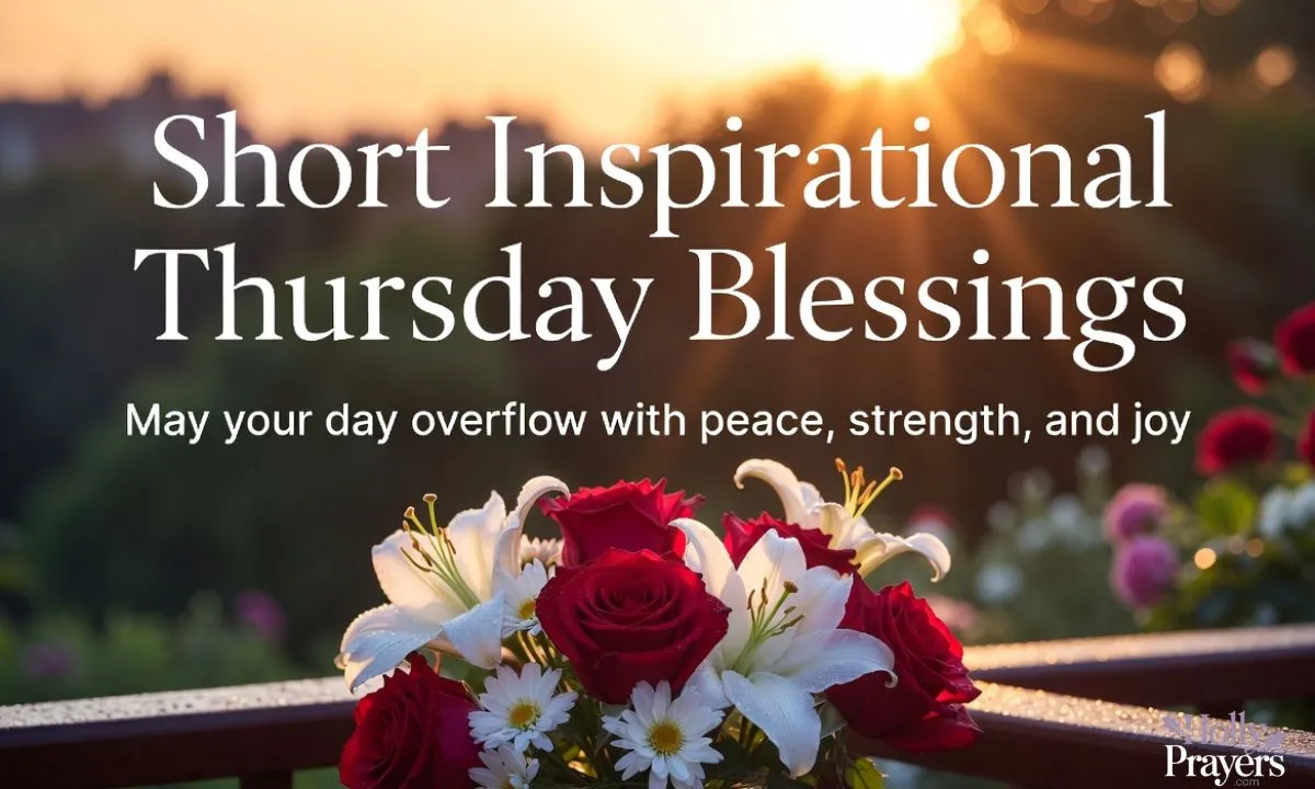 Short Inspirational Thursday Blessings