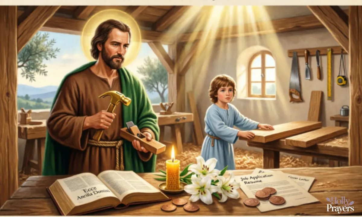 St. Joseph Prayer for Employment