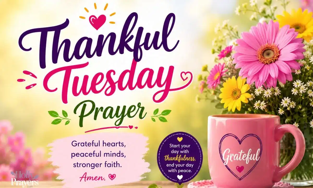 Thankful Tuesday Prayer
