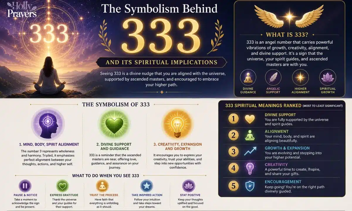 The Symbolism Behind 333 and Its Spiritual Implications