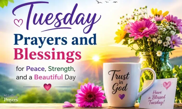 Tuesday Prayers and Blessings for Peace, Strength, and a Beautiful Day 