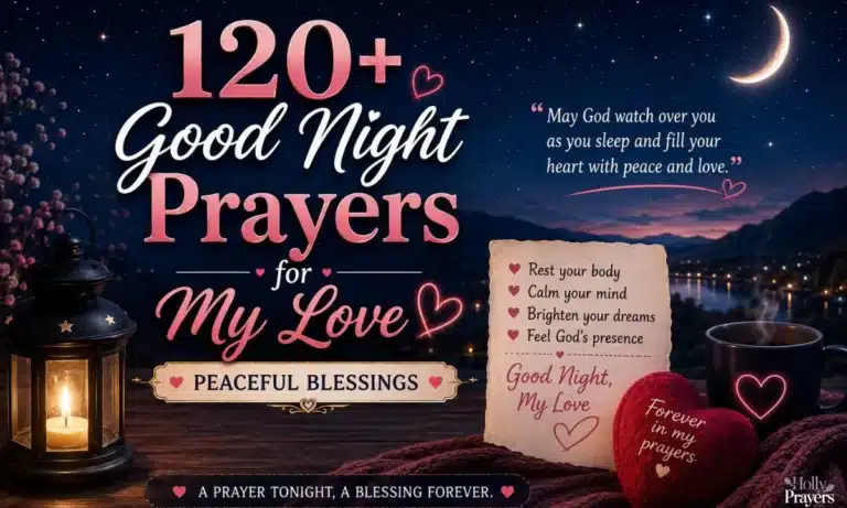 120+ Good Night Prayers for My Love Peaceful Blessings