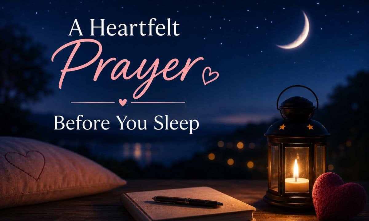 A Heartfelt Prayer Before You Sleep