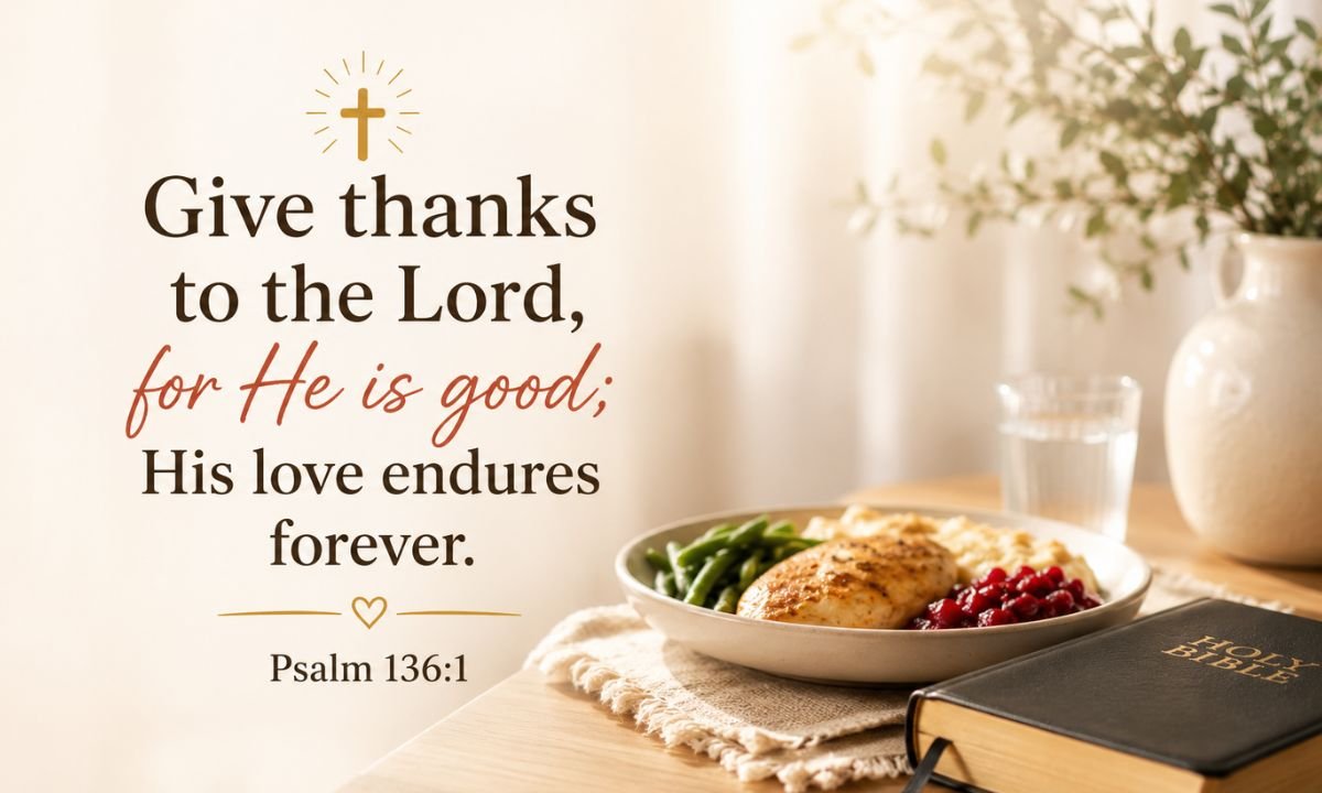 Bible Verses About Thanking God for Food
