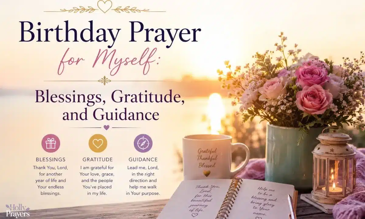 Birthday Prayer for Myself Blessings, Gratitude, and Guidance