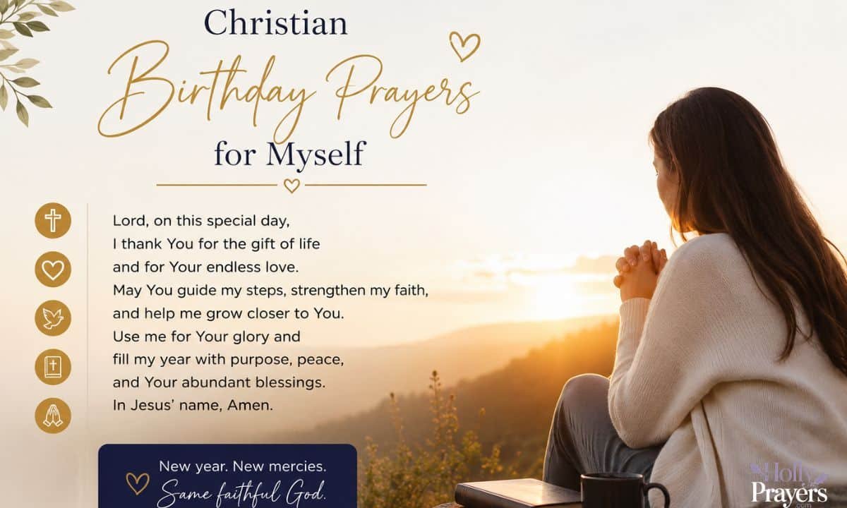 Christian Birthday Prayers for Myself