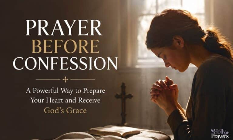 Prayer Before Confession A Powerful Way to Prepare Your Heart and Receive God's Grace