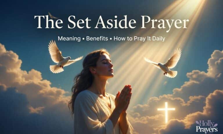 The Set Aside Prayer Meaning, Benefits, and How to Pray It Daily