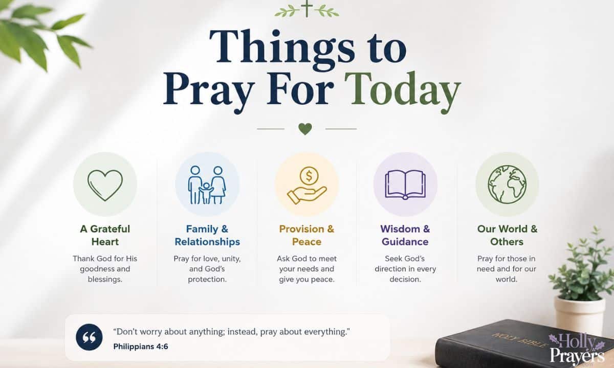 Things to Pray For Today