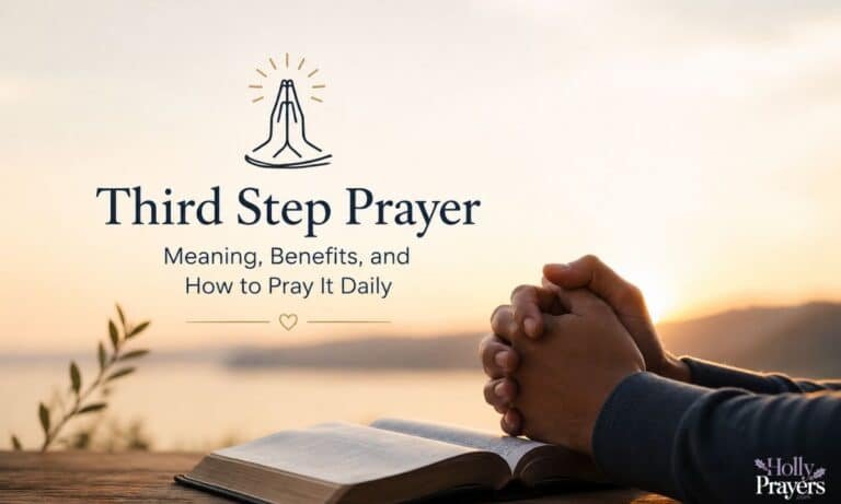 Third Step Prayer Meaning, Benefits, and How to Pray It Daily