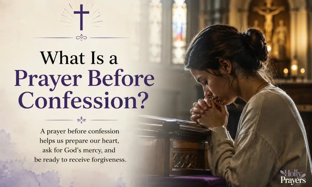 What Is a Prayer Before Confession