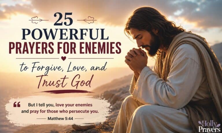25 Powerful Prayers for Enemies to Forgive, Love, and Trust God