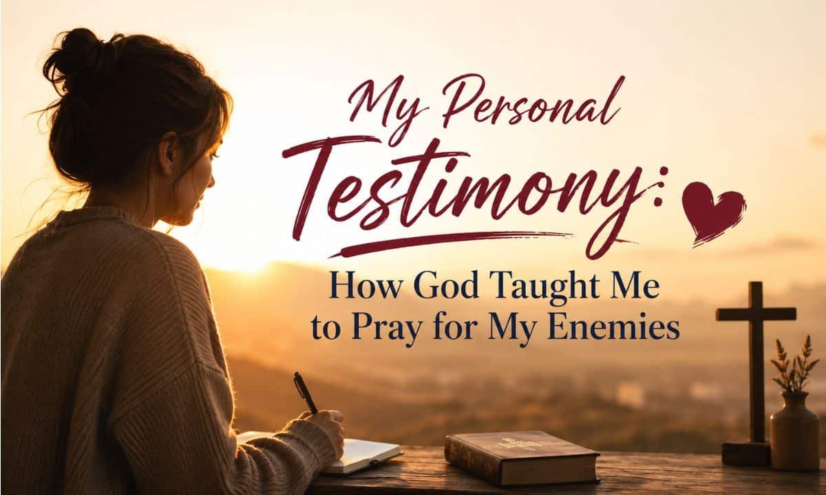 My Personal Testimony How God Taught Me to Pray for My Enemies