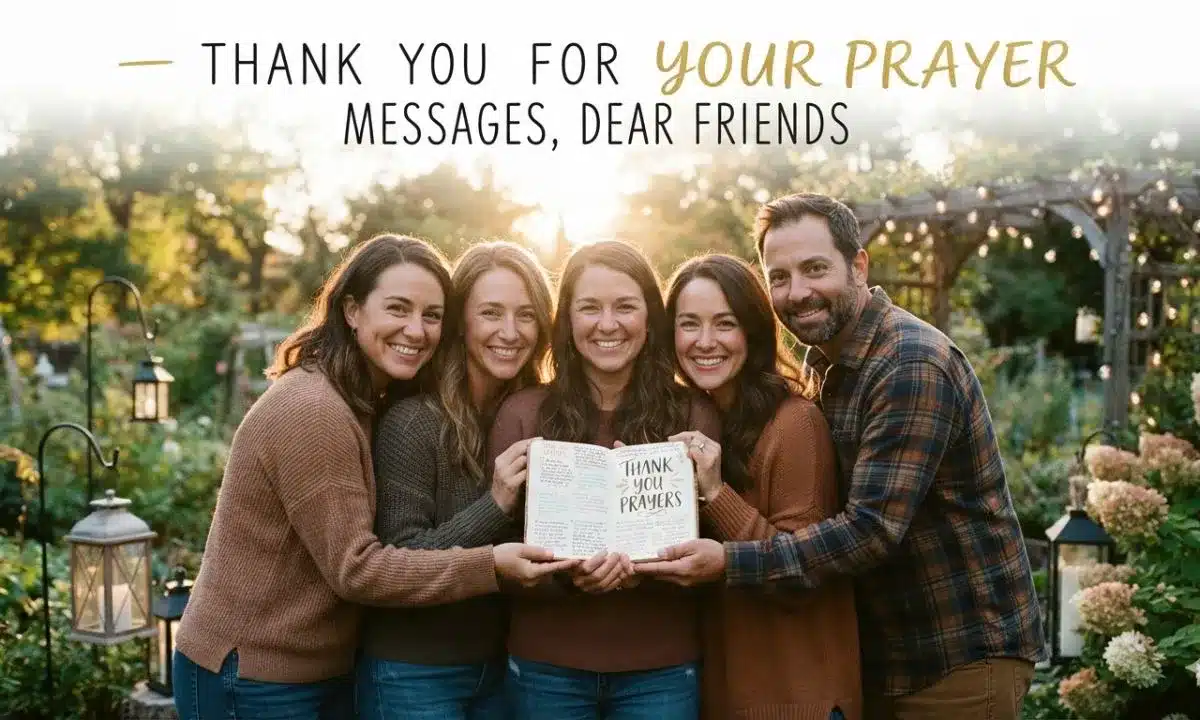 Thank You Prayer Messages for Friends