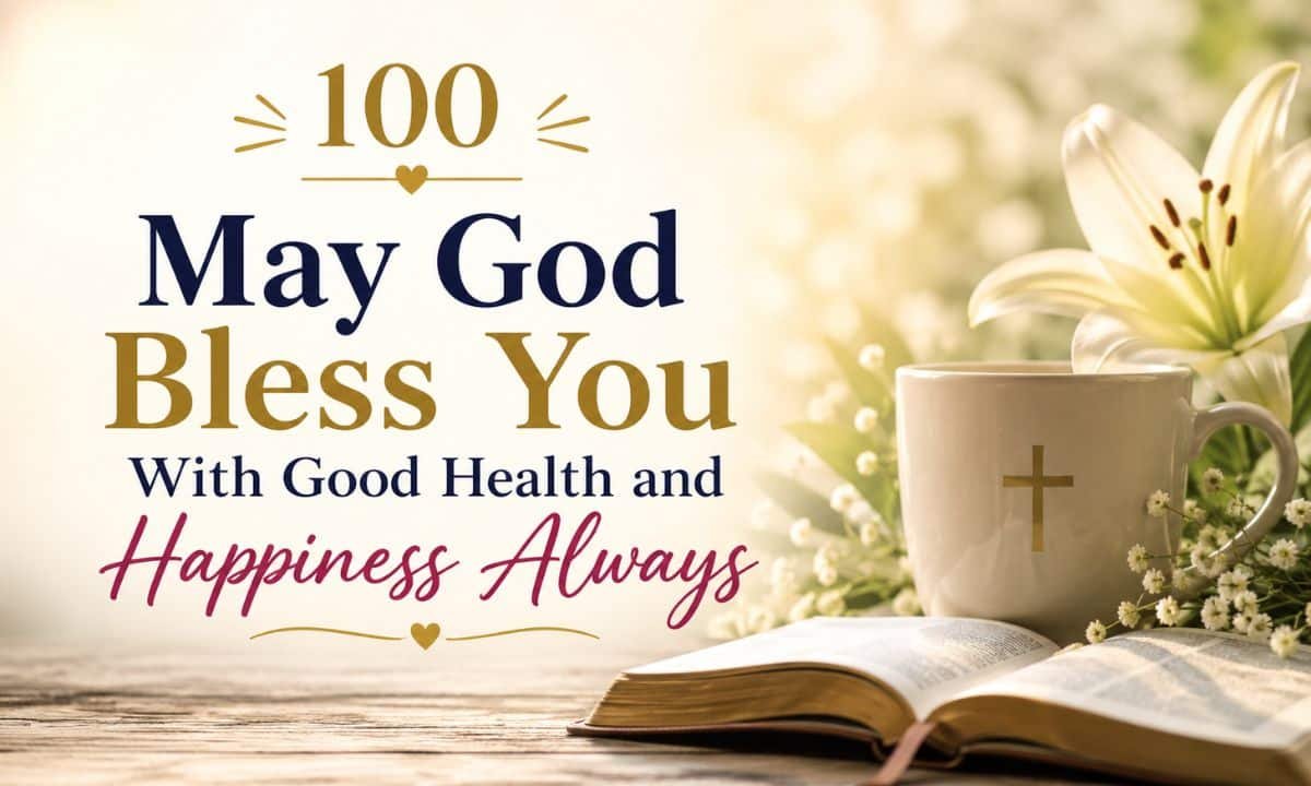 100 May God Bless You With Good Health and Happiness Always