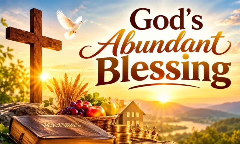God's Abundant Blessing
