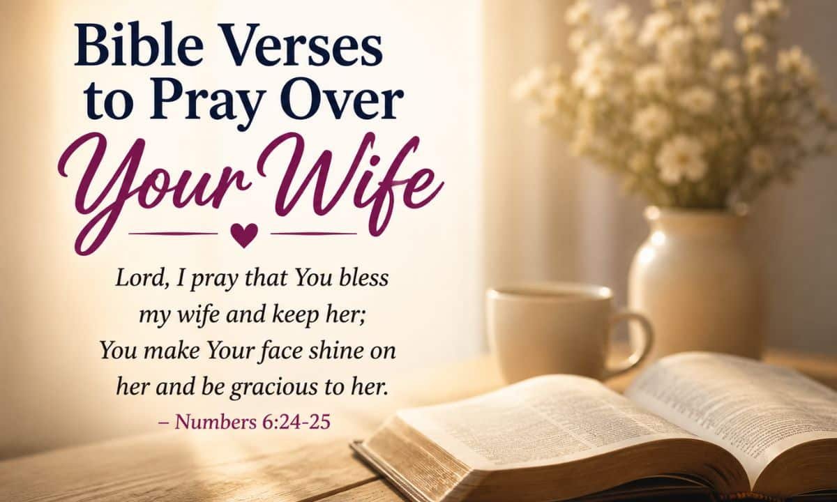 Bible Verses to Pray Over Your Wife
