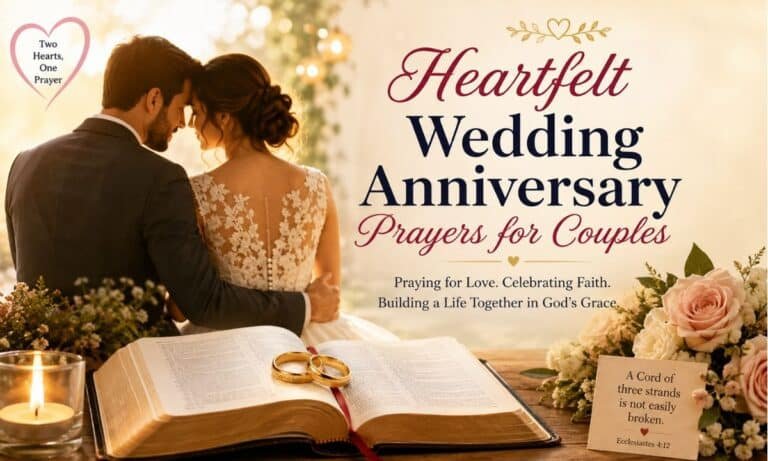 Wedding Anniversary Prayers for Couples