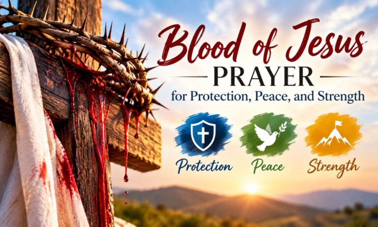 Blood of Jesus Prayer for Protection, Peace, and Strength