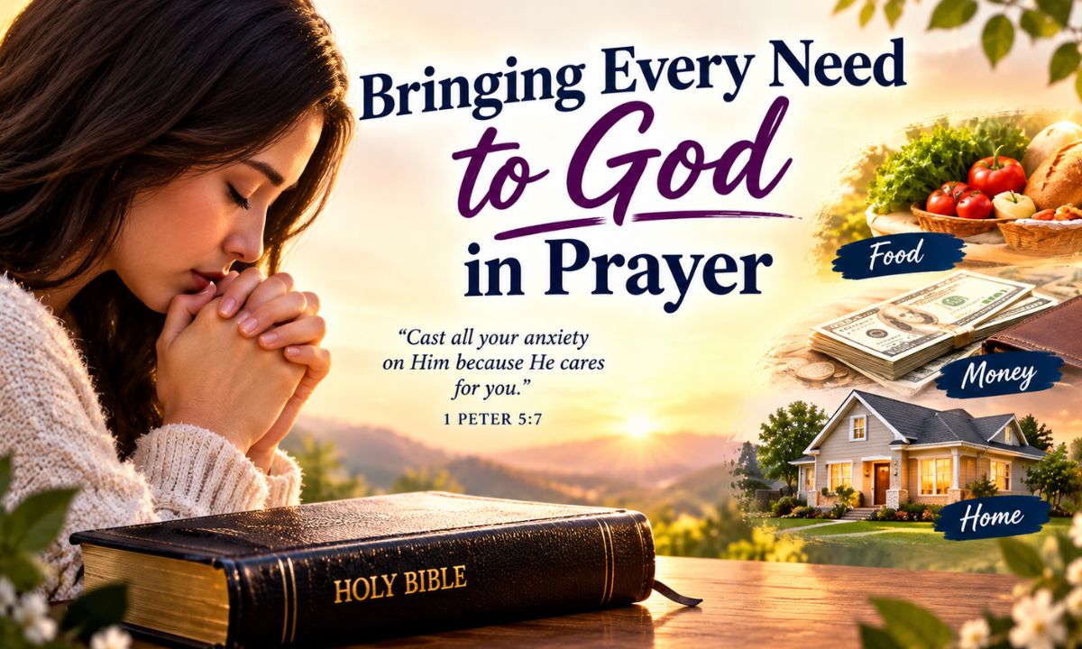 Bringing Every Need to God in Prayer