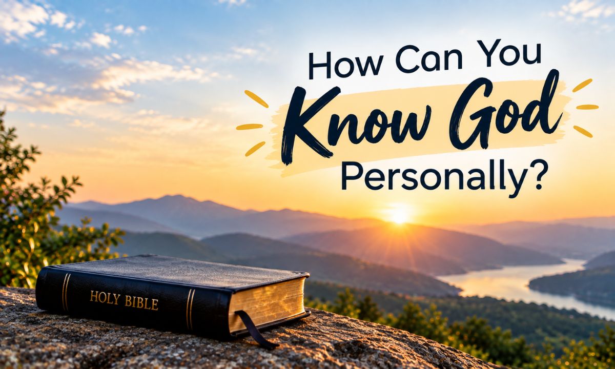 How Can You Know God Personally?
