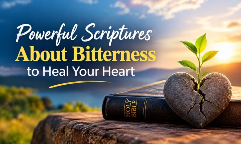 Powerful Scriptures About Bitterness to Heal Your Heart
