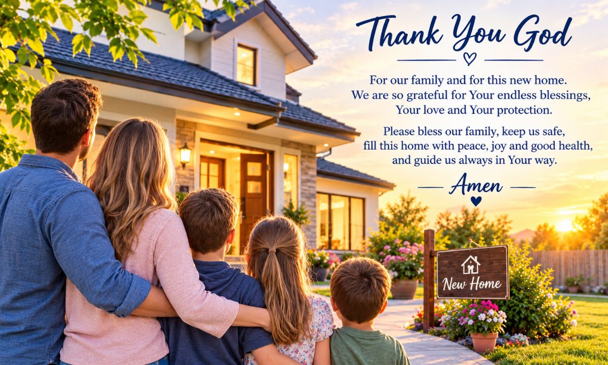 Prayer for Family Blessings in a New House 